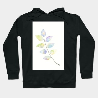 Watercolor Leaves 3 Hoodie